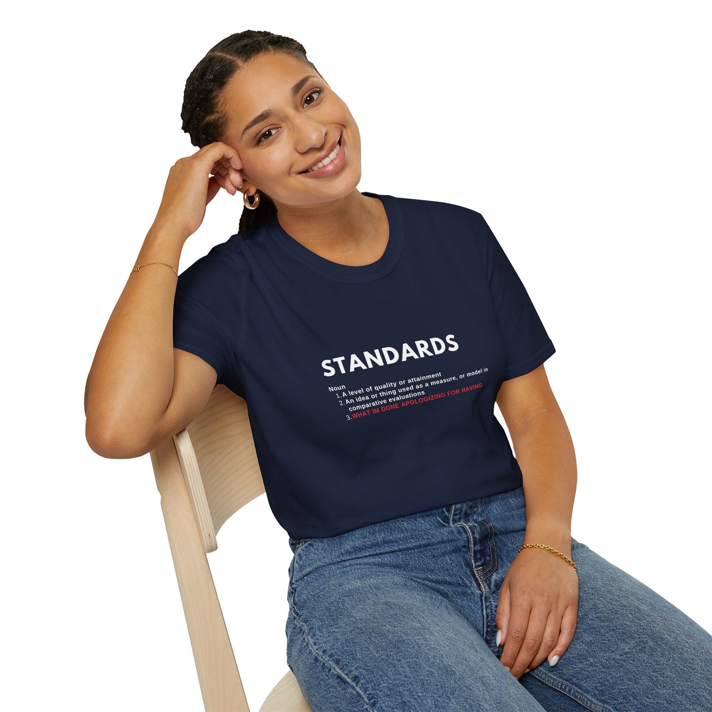 Minimalist Statement T-Shirt, Softstyle Tee, Casual Wear, Unisex Shirt, Gift for Friends, Everyday Comfort