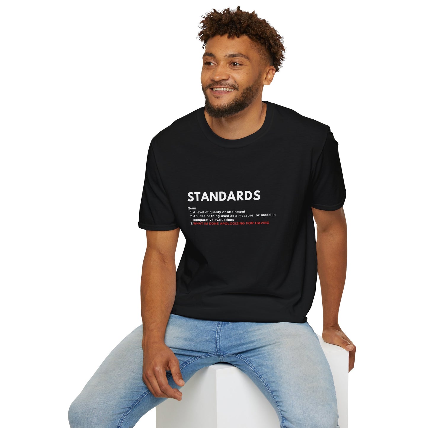 Minimalist Statement T-Shirt, Softstyle Tee, Casual Wear, Unisex Shirt, Gift for Friends, Everyday Comfort