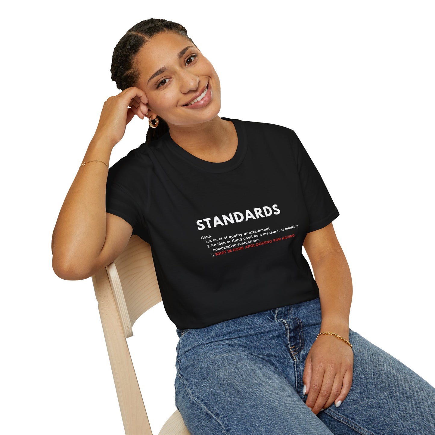 Minimalist Statement T-Shirt, Softstyle Tee, Casual Wear, Unisex Shirt, Gift for Friends, Everyday Comfort