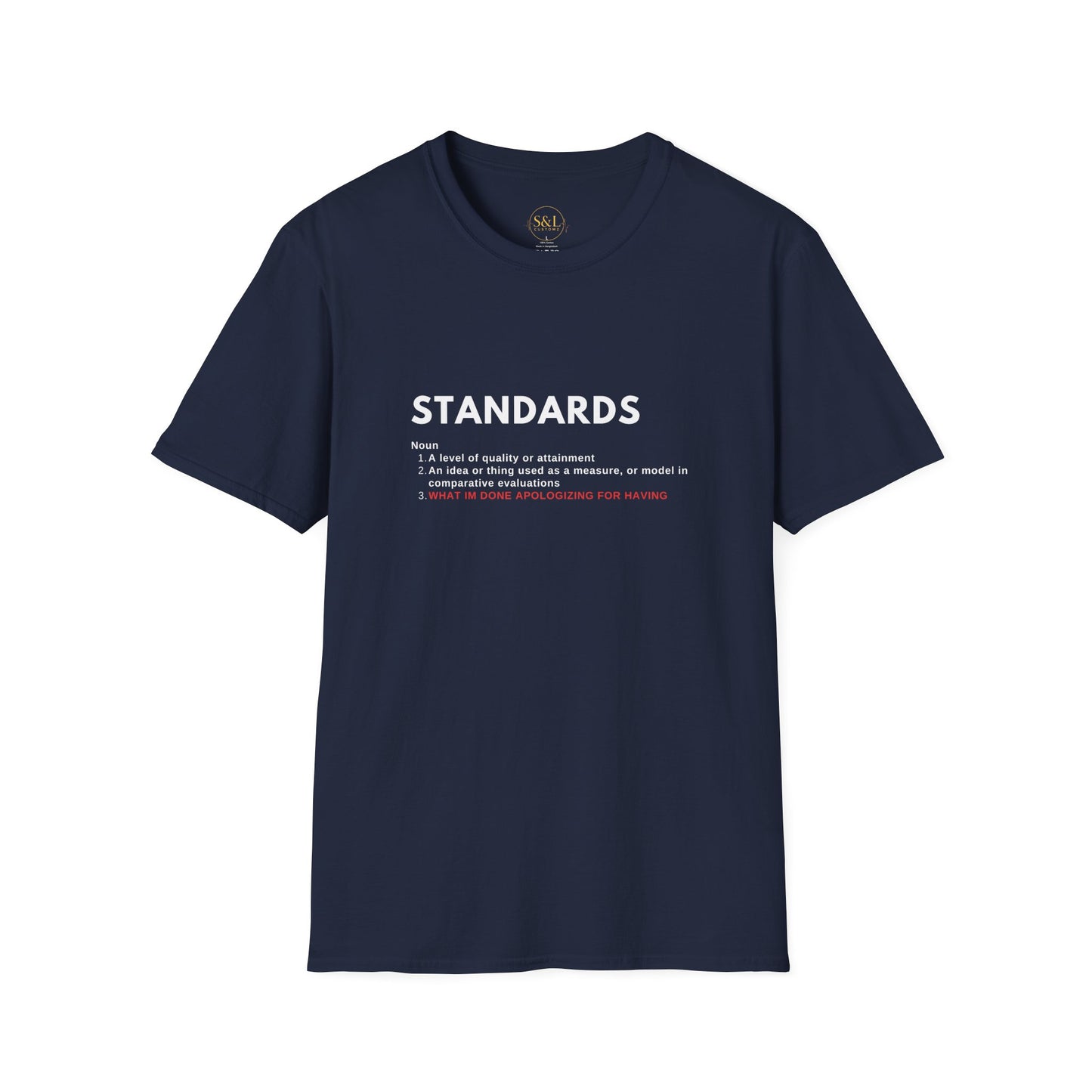 Minimalist Statement T-Shirt, Softstyle Tee, Casual Wear, Unisex Shirt, Gift for Friends, Everyday Comfort