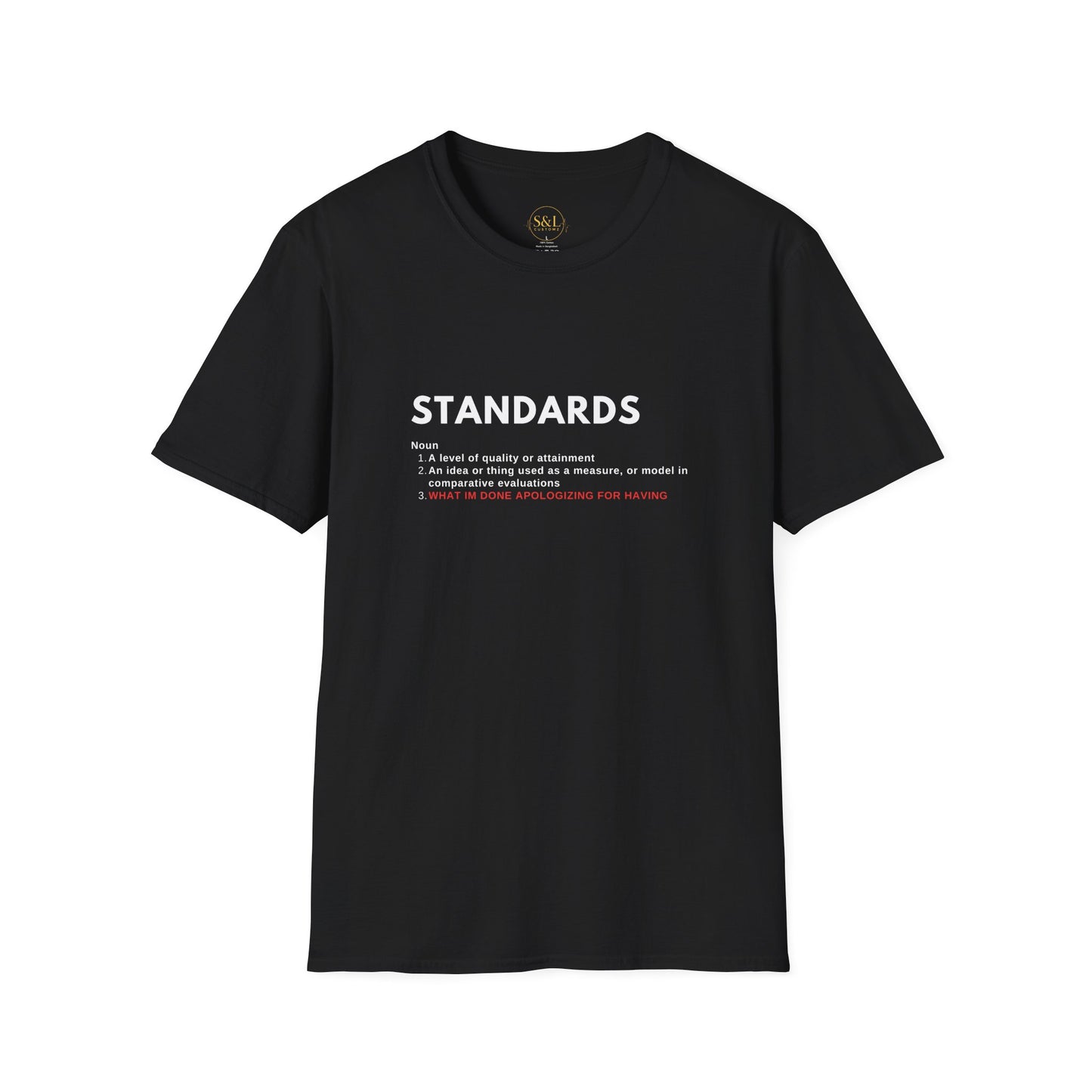 Minimalist Statement T-Shirt, Softstyle Tee, Casual Wear, Unisex Shirt, Gift for Friends, Everyday Comfort