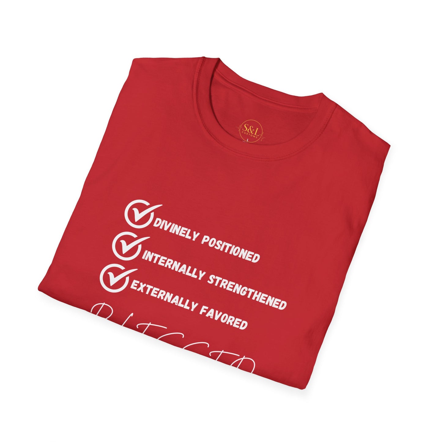 Blessed Unisex Softstyle T-Shirt, Spiritual Apparel, Faith-Based Gift, Casual Wear, Motivational Tee, Positive Vibes Shirt