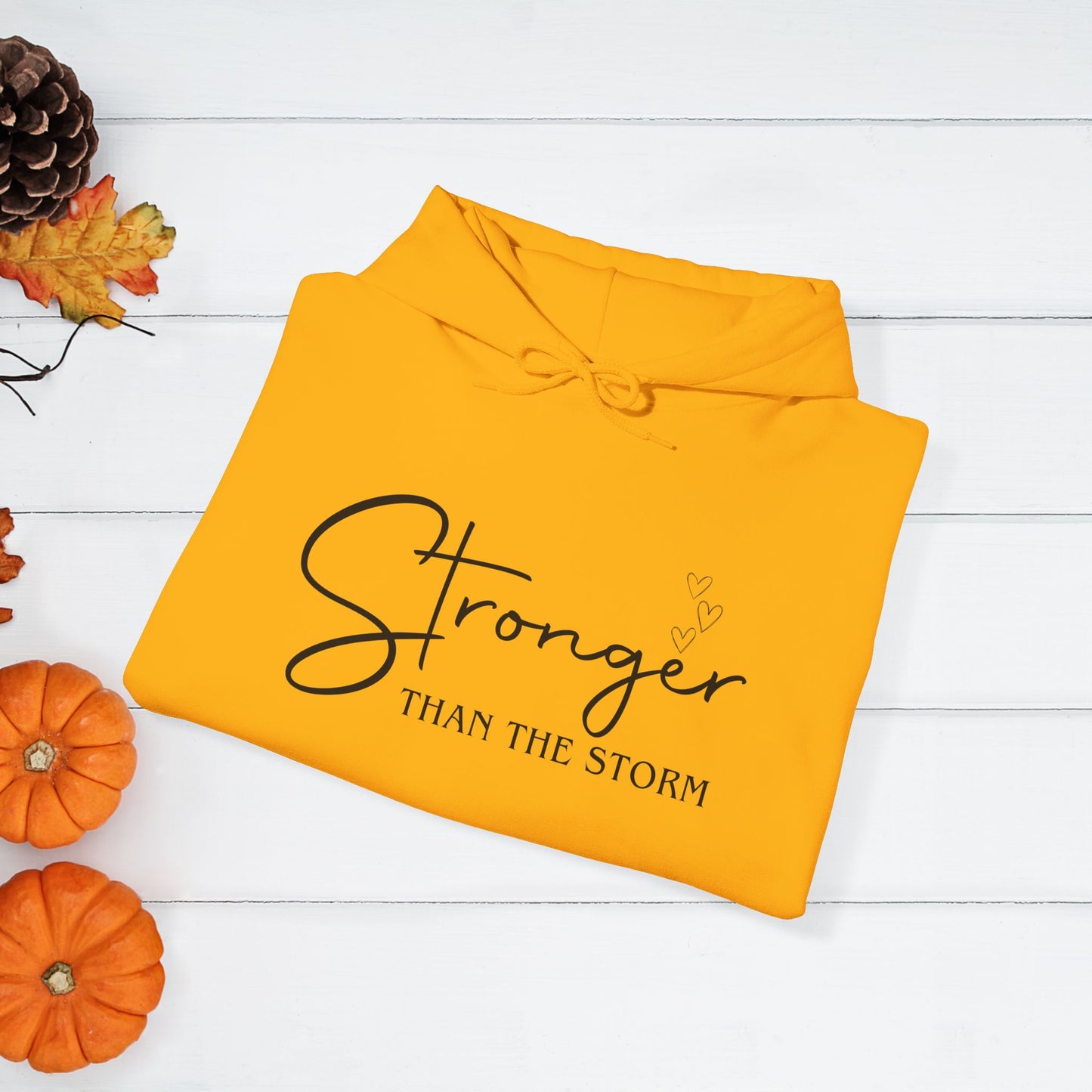 Strength Affirmation Hoodie, Motivational Sweatshirt, Facing The Storms, Empowering Unisex Pullover, Inspirational Jumper